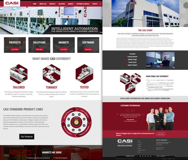 CASI Website Redesign and Development