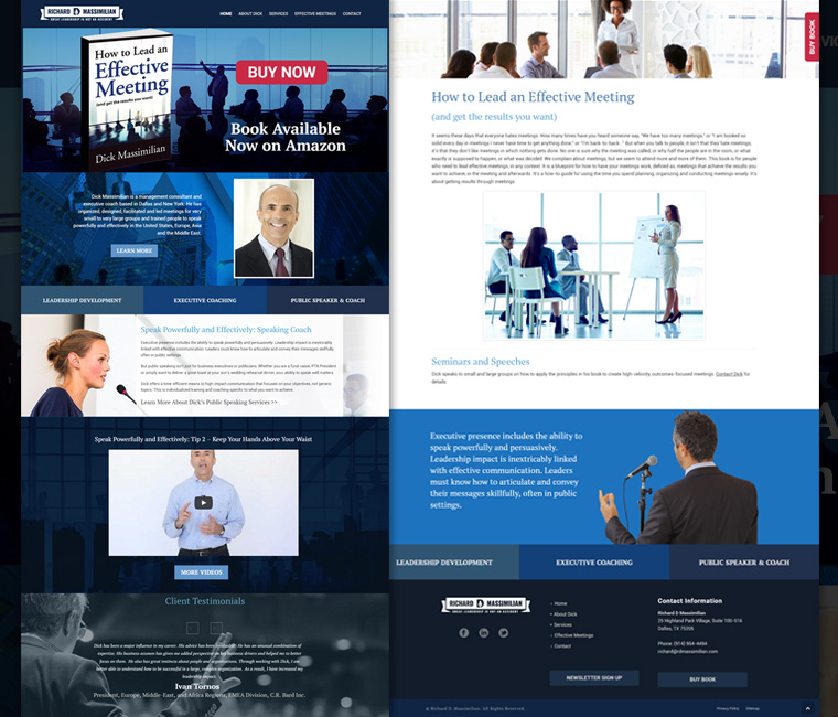 RDM Consulting Website Redesign and Development