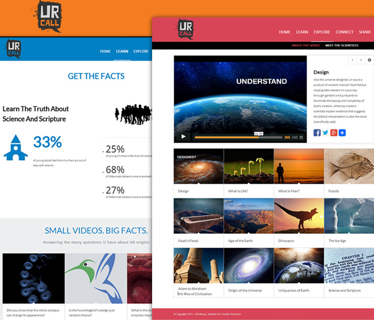 URcall Website Design and Development