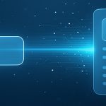 Digital illustration showing a search bar transforming into an AI-generated result, symbolizing the shift from traditional SEO to generative AI.