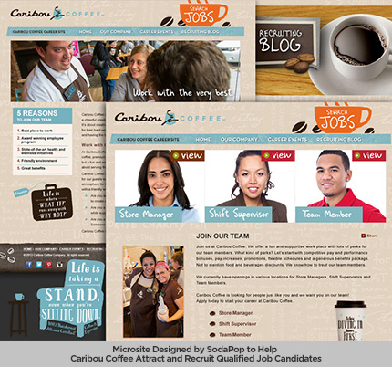 Caribou Coffee Career Microsite