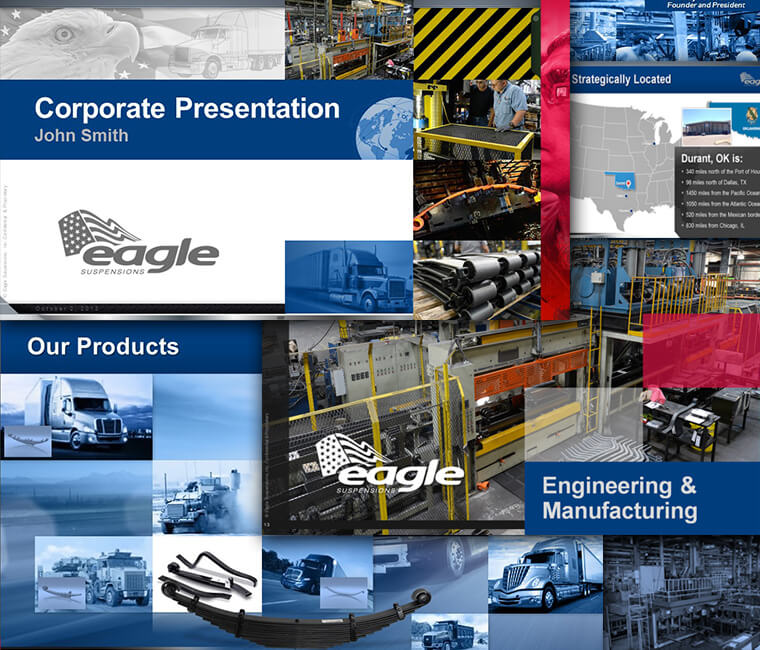 Eagle Suspensions Sales and Marketing PowerPoint Presentation Design