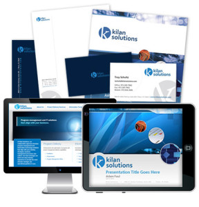 Kilan Solutions Brand Identity and Marketing Materials Design