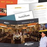 Romano's Macaroni Grill Recruiting Brochure Design