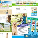 PetStrips Website and Print Marketing Collateral Design