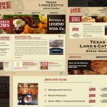 Texas Land and Cattle and Lone Star Steakhouse Career Website Design and Development